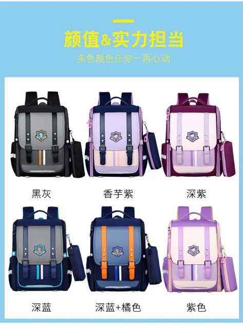 کیف و کوله مدرسه  وارداتی صندوقی برند ZYBKIDS